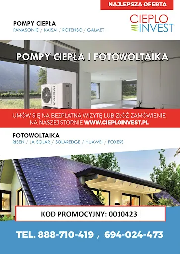 CIEPŁOINVEST - fotowoltaika i pompy ciepła